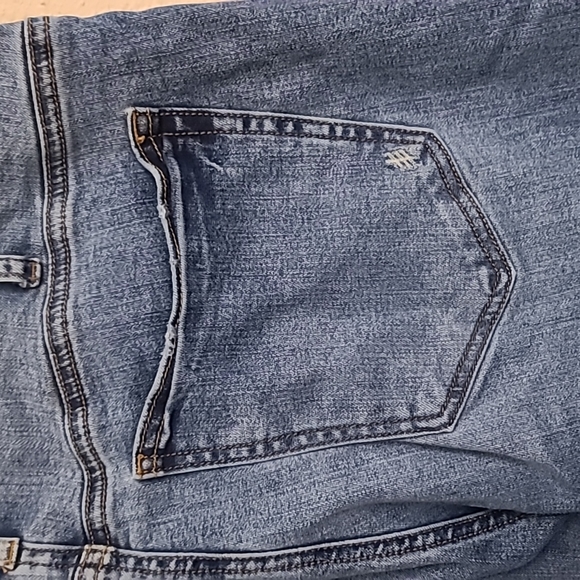 Silver Jeans Beau Boyfriend Curvy Mid Rise Ripped Jean sz 33 x 28 - Picture 8 of 15